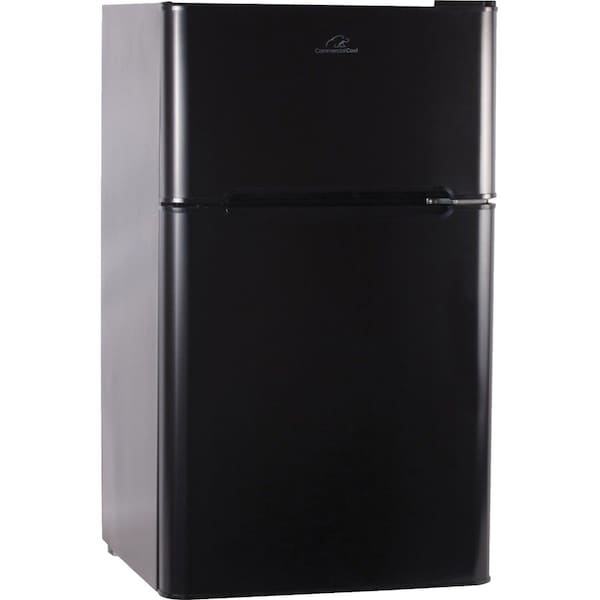 Commercial Cool 3.2 Cu. Ft. 2 Door Refrigerator , Freezer, Black CCRD32B - main