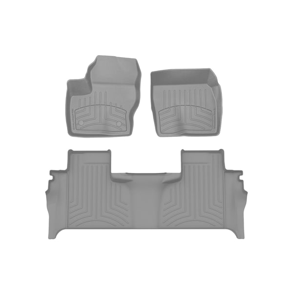 Weathertech Grey, Front and Rear FloorLiner HP 461436-1-8IM - main