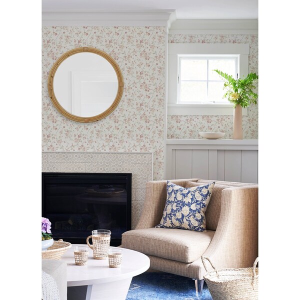 Chesapeake Glinda Rose Floral Trail Wallpaper 3122-10908 - main