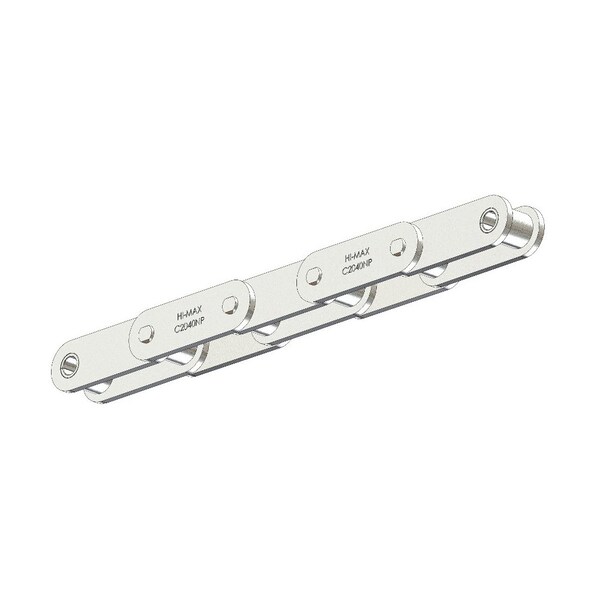 Senqcia Hi-Max SBR Conveyor Series Double Pitch Riveted Standard , 10 ft OAL, 1P, .312 Dia x .313 W C2040NPHMRB - main