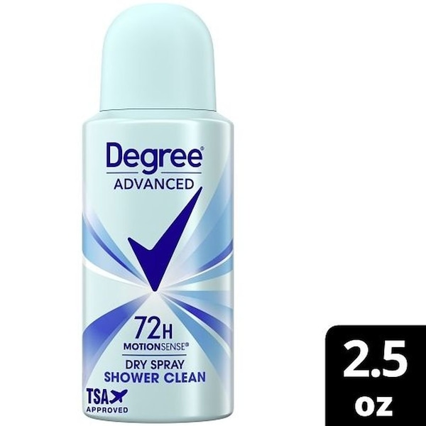 Degree Advanced Motion Sense 72 Hour Shower Clean Anti Perspirant Aerosol, 2.5 Ounce, 12PK 69642388 - main