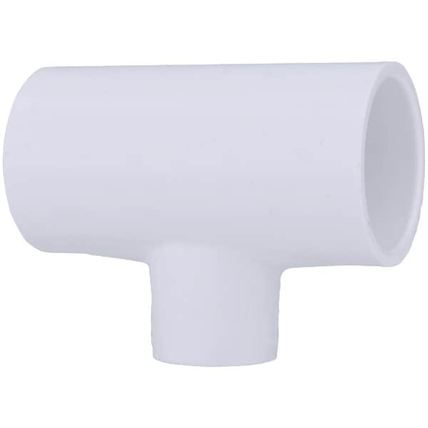 Charlotte Pipe And Foundry 1-1/4'' A x 1-1/4'' B x 3/4'' C Schedule 40 Pressure Reducing PVC Tee PVC 02400 5350HA - main