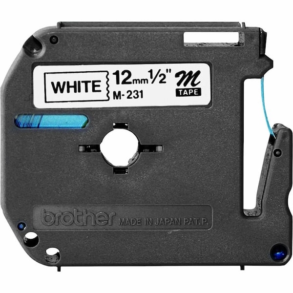 Brother Label/Ribbon Cartridge, White, 1/2 in W M231 - main