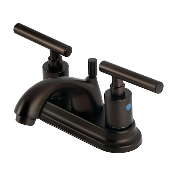Kingston Brass Double-Handle 4" Centerset Bathroom Faucet with Pop-Up Drain, Oil Rubbed Bronze FB2605CML - main