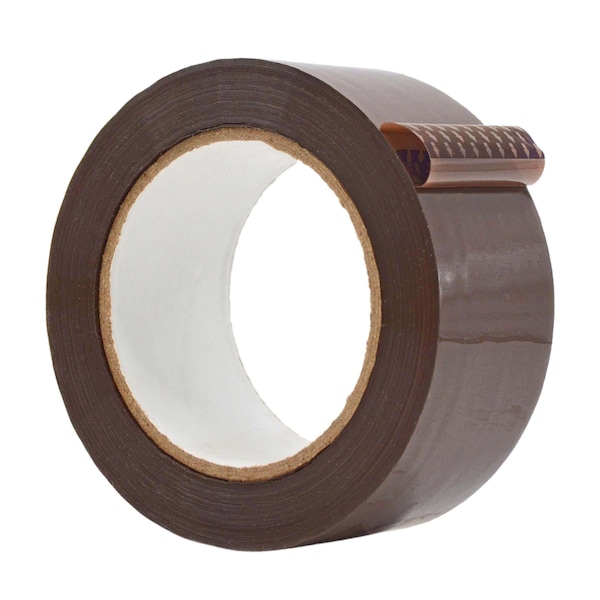 Wod Tape CST16WBA Carton Sealing Packaging Tape 1.6 Mil Acrylic Adhesive: 2 in. x 110 yds, 36PK WOD CST16WBA-02000-36-110-BRO - main