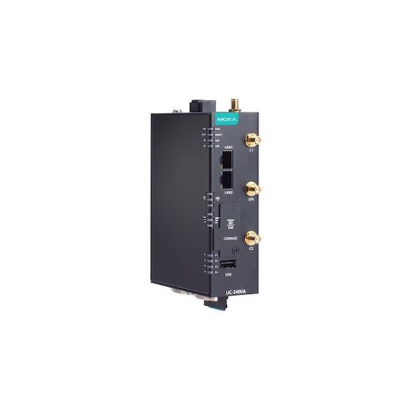 Moxa Arm Cortex-A53 quad-core 1.4 GHz Industrial Computer with 2 serial, 2 eth UC-3434A-T-LTE-WiFi - main