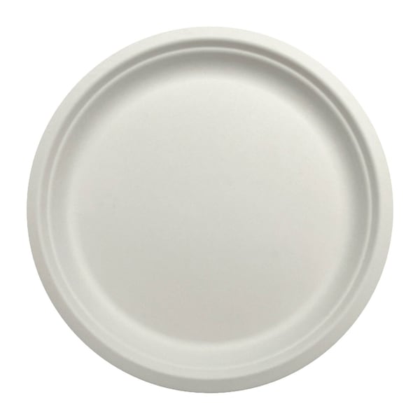 Rdi Bagasse Plate 9inch 500cs, 500PK PLT-BGS-RND9 - main