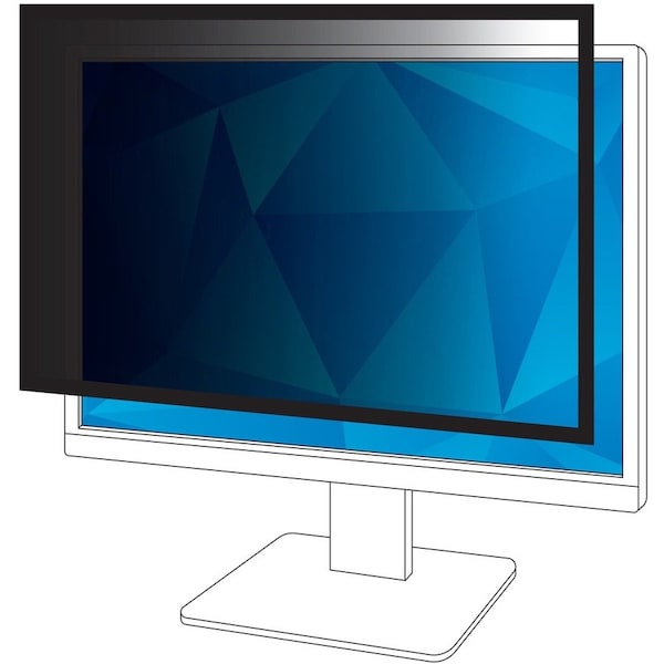 3M Privacy Filter, For Widescreen LCD Monitor, Fits 23.6"-24" PF240W1F - main