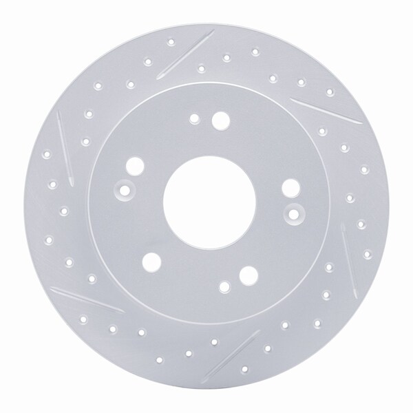 Dynamic Friction Co DFC Geoperformance Rotor - Drilled and Slotted 830-59024L - main