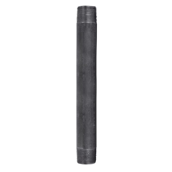 Ace Trading - Nipple 3/4 in. MIP each X 3/4 in. D MIP Black Steel 8 in. L Nipple 302U34X8 - main