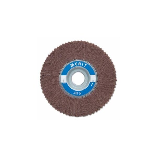 Merit Abrasives Interleaf Flap Wheels with Arbor Hole Mount, 1 in, 120 Grit, 6,000 rpm 481-08834126006 - main