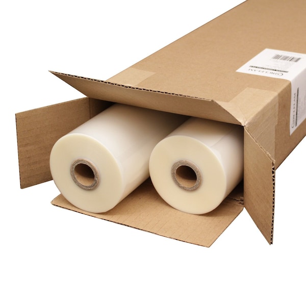 Sircle SircleLam 1.5 Mil x 12" x 500' x 1" Core Glossy Standard Grade Roll Laminating Film RL-12-15-500-1-G - main