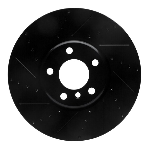 Dynamic Friction Co DFC Brake Rotor - Drilled and Slotted - Black 633-31100D - main