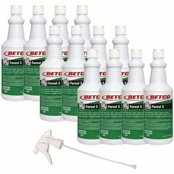 Betco Forest 5, Mint Scent, 32 oz Bottle, 12PK 3071200 - main