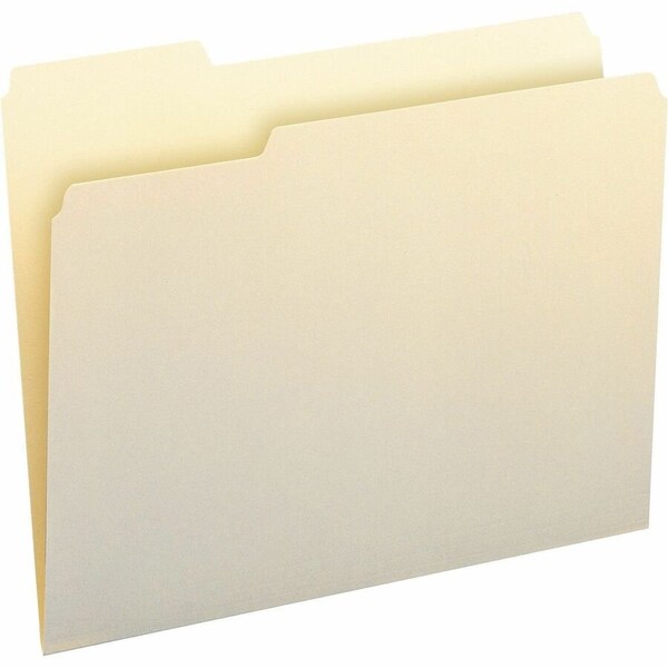 Smead 13 Tab Cut Letter Recycled Top Tab File Folder, Manila, 500PK SMD10331CT - main