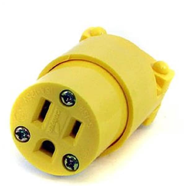 Nextgen 3-Wire All Vinyl Female connector 15-Amp Yell NE438253 - main