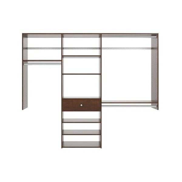 Easy Track 7-foot Perfect Fit Reach-In Closet Kit, Truffle PH55-TR - main