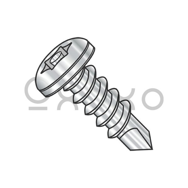 Oxoxo 8-18X1 1/2 6 Lobe Pin-In Pan Head Security Screw SDS F/T 18-8 Stainless Steel Passivated, 2000PK 616063 - main