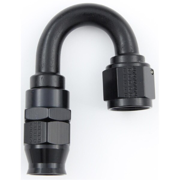 Fragola 681806-BL 180 deg -6 AN Real Street PTFE Race Hose End Fitting, Black FRG681806-BL - main