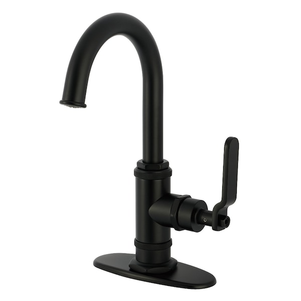 Kingston Brass Single-Handle Bar Faucet, Matte Black KSD8500KL - main
