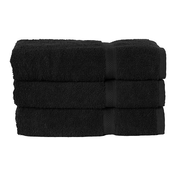 Martex Bath Towel, 52 in L, Black 7135299 - main