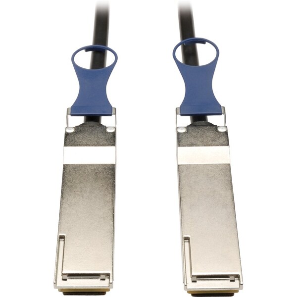 Tripp Lite 5M QSFP+ TO QSFP+ 40GB PASSIVE DAC COPPER INFINIBAND CABLE 16FT N282-05M-BK - main