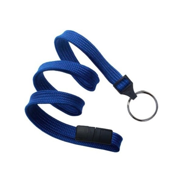 Brady LANYARD STANDARD, ROYAL 3/8in BREAK AWAY LANYARD W/BLACK, OX SPLIT RING 2137-3672 - main
