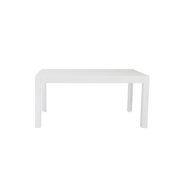 Homeroots 63" White Wood Dining Table 654238 - main