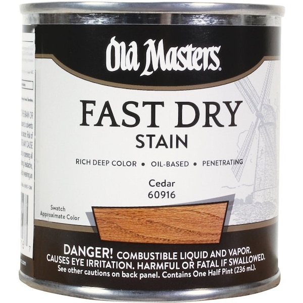 Old Masters .5Pt Fast Dry Stain Cedar 60916 - main