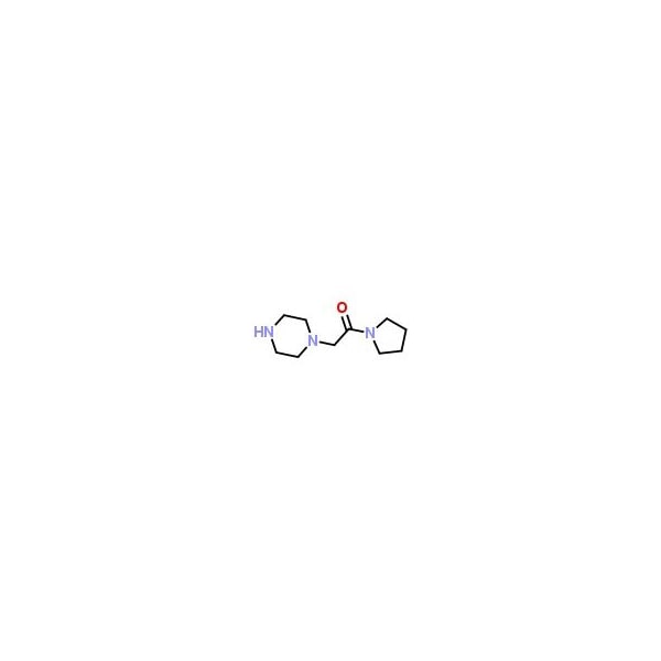 Ak Scientific 1-(Pyrrolidinecarbonylmethyl)piperazine (10g), CAS 39890-45-4 B722-10g - main