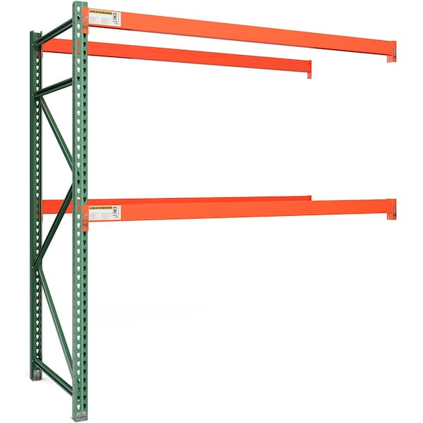 Global Industrial Bolted Teardrop Pallet Rack Add-On, 96"W x 48"D x 96"H, 7160 lbs Shelf Cap 412376 - main