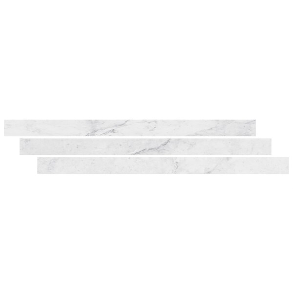 Msi LVT Trim, LVT, White-Cool, 94 in L, 1.77 in W, Low Gloss ZOR-LVT-TR-0642 - main
