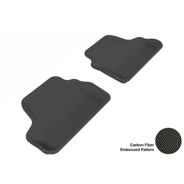 3D Maxpider BMW 3 SERIES E93 2007-2013 CONV KAGU BLACK R2 Floor Mat L1BM02421509 - main