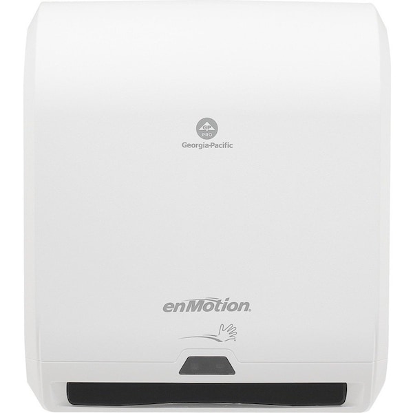 Georgia-Pacific enMotion Automated Touchless Paper Towel Dispenser, White 59407A - main