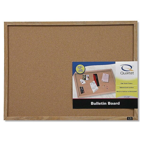 Quartet 17 in. H X 23 in. W Screw-Mounted Bulletin Board 35-380342Q - main