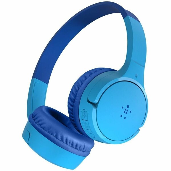 Belkin Soundform Kids On Ear Headphones, Blue AUD002btBLV3 - main