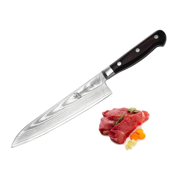 Tablero 8 in. Japanese 67 Layers Damascus VG-10 Steel Gyutou Chef Knife TA4269223 - main