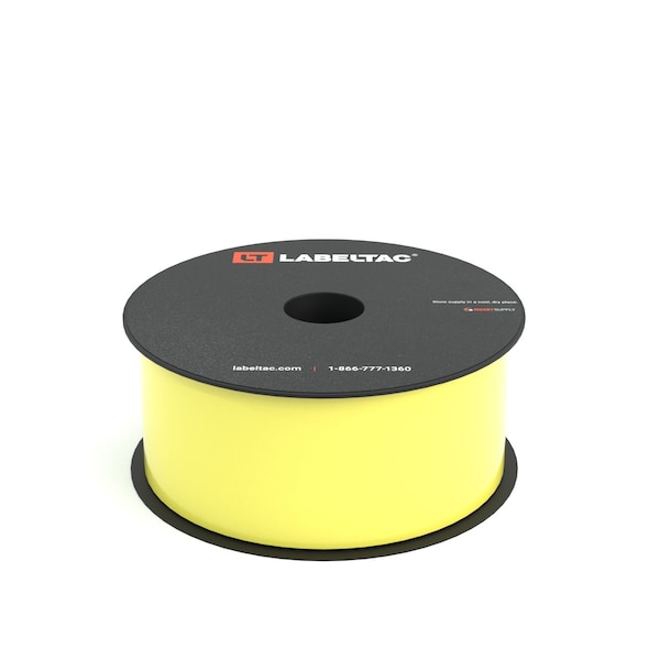 Labeltac LabelTac 4 and Pro Model High Performance 10-Year Vinyl Supply 2in x 150ft, Hi-Vis Yellow LT219HP - main