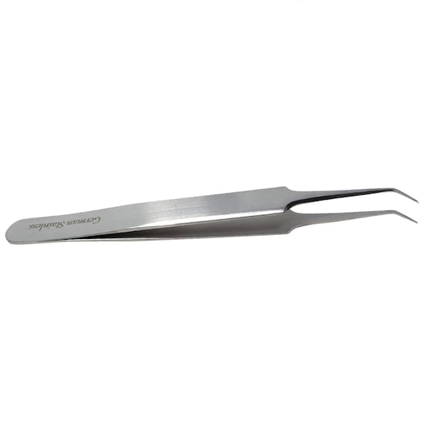 A2Z Scilab Tweezers, Fine Point Angled Tip 4.5 Inch A2Z-ZR1093 - main