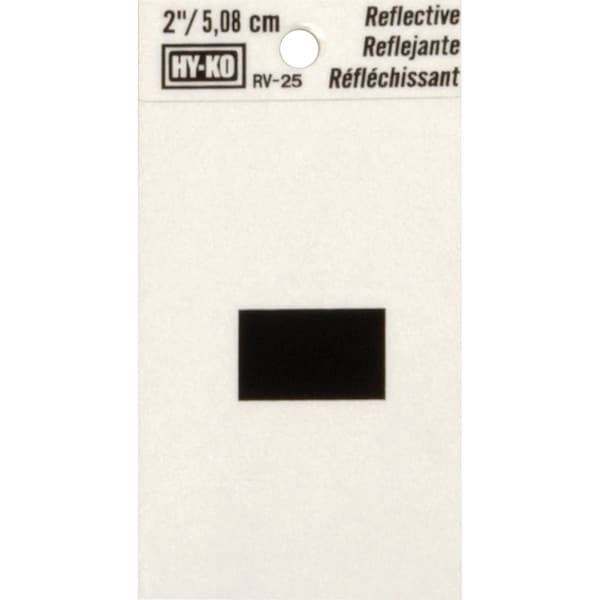Hy-Ko 2'' Vinyl Adhesive Symbol Hyphen RV-25/- - main