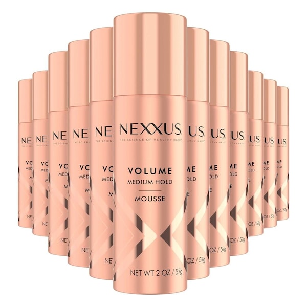 Nexxus Travel and Trial Size Hair Mousse Plus Volumizing Foam, 2 Ounce, 12PK 69758423 - main