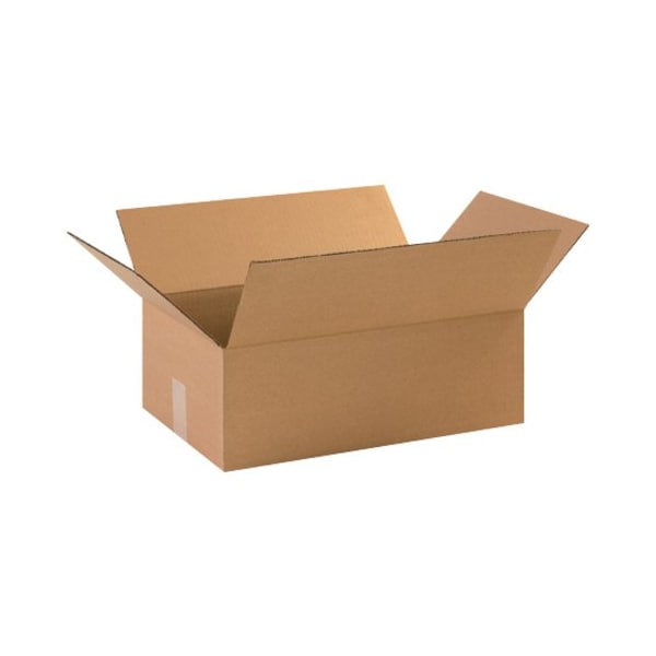 Partners Brand Corrugated Boxes, 17 1/4" x 11 1/2" x 6", Kraft, 25/Bundle 17116R - main