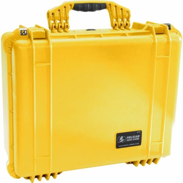 Pelican Yellow Protective Case, 20.6"L x 17.2"W x 8.4"D 1550NF - main