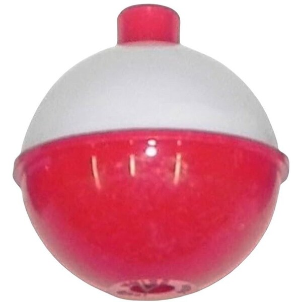 Stopper Lures BEST Float, 1 in, Plastic, Red/White, 4PK KE-BST-BPRR-100 - main