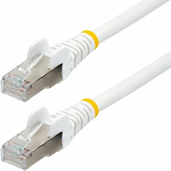 Startech.Com 1FT CAT6A ETHERNET CABLE - WHITE - LOW SMOKE ZERO HALOGEN (LSZH) - 10GBE 500MHZ NLWH-1F-CAT6A-PATCH - main