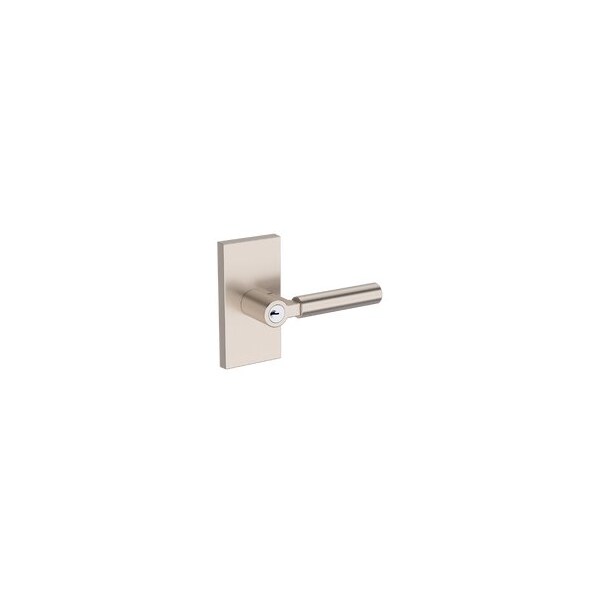 Baldwin Residential Door Levers Keyed Entry Reversible Satin Nickel ENLKFCFR150 - main