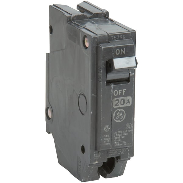 Ge THQL 20A Single-Pole Standard Trip Circuit Breaker THQL1120A - main