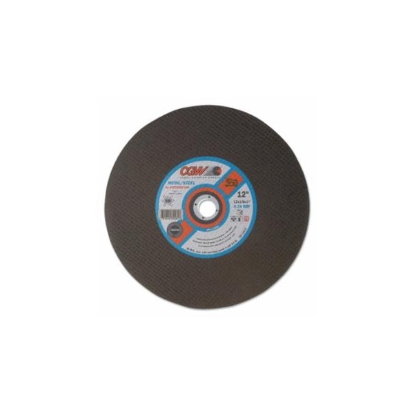 Cgw Abrasives Type 1 Cut-Off Wheel, Stationary Saw, 14 in Dia, 1/8 in Thick, 1 in Arbor, 24 Grit, 20PK 421-35582 - main