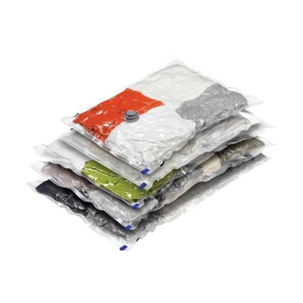 Honey-Can-Do Zip Seal, Plastic, Vacuum Storage Bag Set, Clear VAC-01378 - main