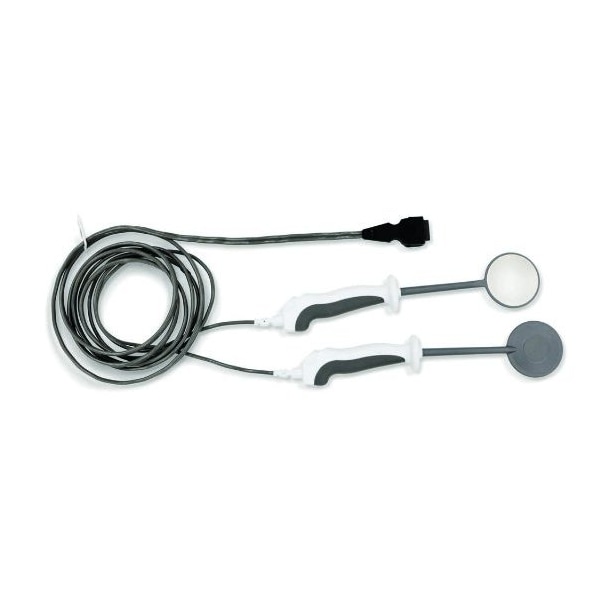 Lifepak / Physio - Control Paddle Set, Plastic, 6 in L, 6 in W, Black 11131-000040 - main